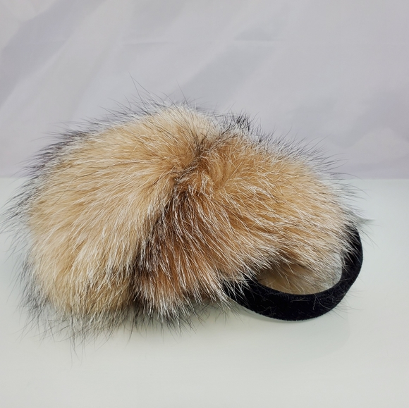 NWT$120 Surell Fox Fur Earmuffs with Velvet Band - Picture 5 of 6
